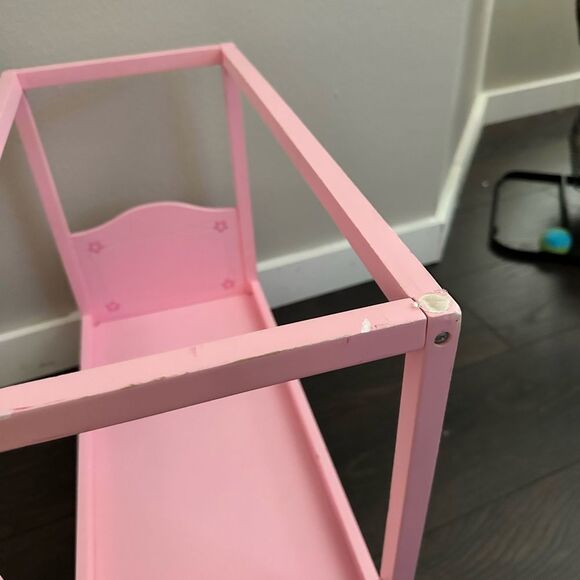 Our Generation Pink Canopy Doll Bed - Picture 10 of 13